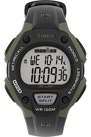 Timex Ironman TW5M44500 Herren-Armbanduhr Classic 38mm Digital Resin ArmbandTW5M44500