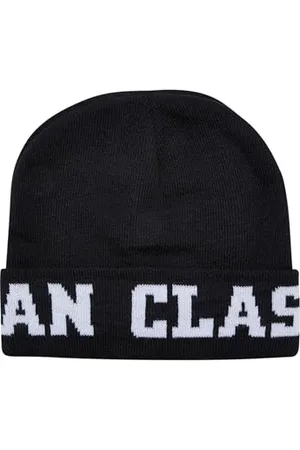 Urban classics Unisex TB6533-Logo Jaquard Beanie-Mütze, Black, one Size