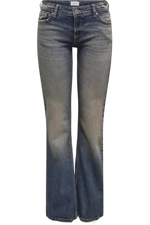 ONLY Damen Onlbethany Lw Flared Tint DNM Tai Hose, /Detail:Tinted, 32W x 30L