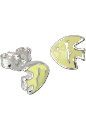 Teenie-Weenie Teenie Weenie Kinder und Jugendliche-Ohrstecker 925 Sterling Silber Emaille VSDO605Y