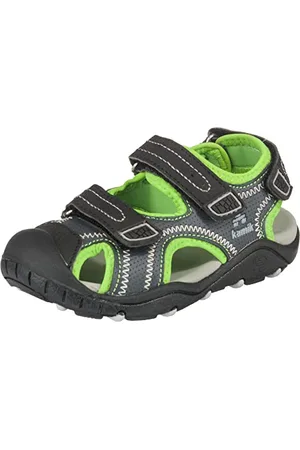 Kamik Unisex-Jungen Seaturtle2 Geschlossene Sandalen, Grau (Charcoal Cha), 26 EU