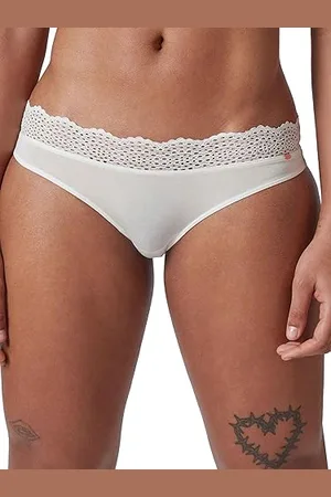 Skiny Damen Bamboo Lace 080587 Slip, , 40
