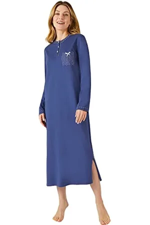 Damart Damen Chemise de Manches Longues, Maille Jersey Bettjacke, 42-44 (M)