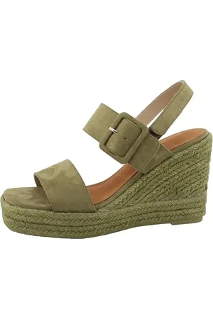 TOM TAILOR Damen 5390900019 Keilsandale, Green, 36 EU