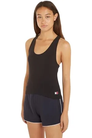 Tommy Hilfiger Damen 2er Pack Tops 2P Tank (Ext Sizes) mit Stretch, (Black / Black), XS