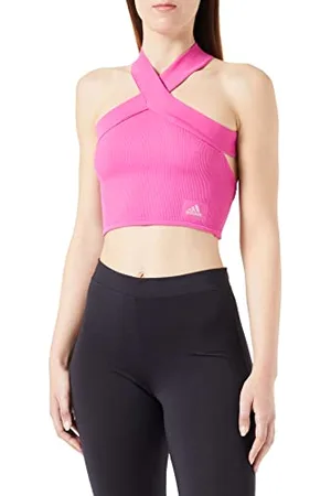 adidas Damen Halter Bralette Unterwäsche, , M