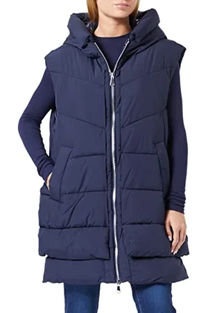 QS by s.Oliver Damen 2119376 Weste ärmellos, BLUE, XL