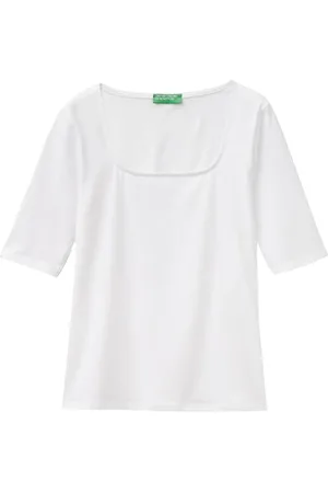 Benetton Damen 3903d4014 T-Shirt, , Large