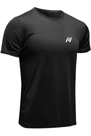 MEETWEE Sportshirt Herren, Laufshirt Kurzarm Mesh Funktionsshirt Atmungsaktiv Kurzarmshirt Sports Shirt Trainingsshirt für Männer, , S