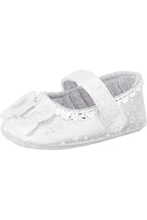 chicco Jungen Mädchen Ballerina Noella Ballerinas, Silver, 17 EU
