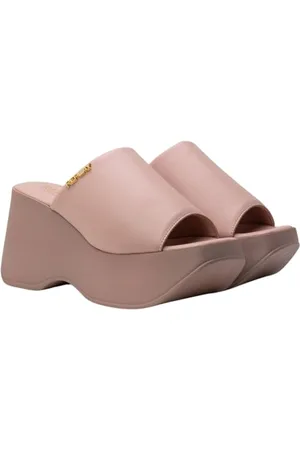 Replay Damen Keilabsatzschuhe aus Kunstleder, Beige (Beige 002), 37