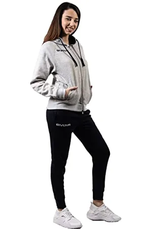 Givova Unisex King 4 Season Passen, Hellmelange Grau/Blau, 3XL