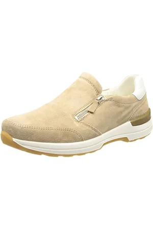 ARA Damen N Hausschuh, Sand,Weiss, 37 EU Weit