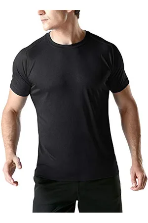 MEETWEE Sportshirt Herren, Laufshirt Kurzarm Mesh Funktionsshirt Atmungsaktiv Schnelltrocknend Sports Gym Shirt Trainingsshirt für Männer Sommer