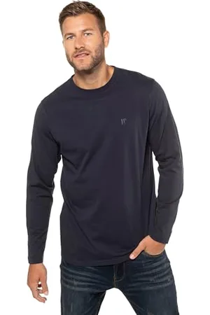 JP 1880 Herren große Größen Übergrößen Menswear L-8XL Langarmshirt, Basic, Oeko-TEX, bis 8 XL 5XL 702559730-5XL