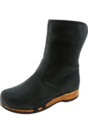 Woody Damen Ulli Clog Stiefel, Nero, 38 EU