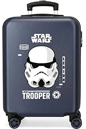 STAR WARS Storm Kabinentasche, Blau, 38 x 55 x 20 cm, starrer ABS-Kombinationsverschluss seitlich, 34 l, 2 kg, 4 Doppelrollen, Handgepäck.