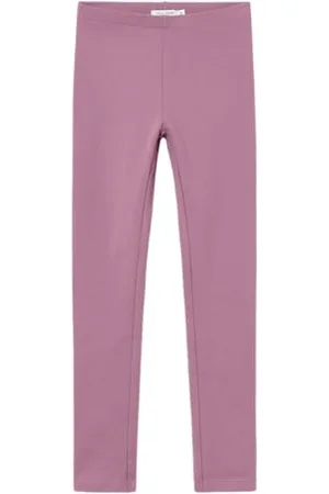 NAME IT Mädchen Nkfdavina Solid SWE Bru Noos Leggings, , 116 EU