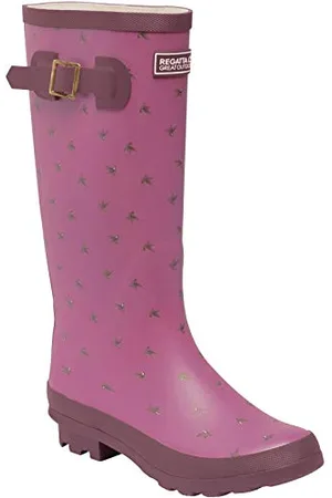 Regatta Fairweather II verstellbare Damen-Gummistiefel aus natürlichem Gummi mit Baumwollfutter