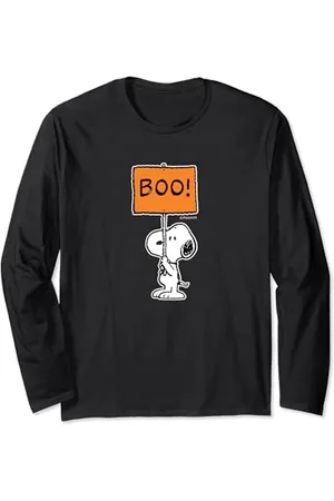 Peanuts Halloween - Snoopy Boo Sign Langarmshirt