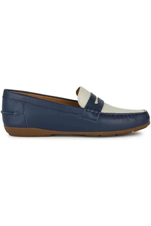 Geox Damen D ANNYTAH MOC A Moccasin, Navy/LT Sand, 36.5 EU