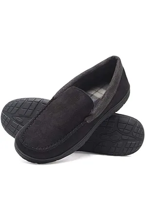Hanes Herren Strukturierter Mokassin Hausschuh, , Small