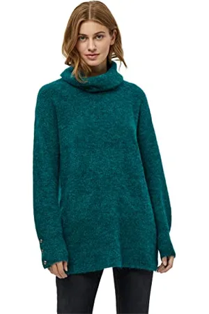 DESIRES Damen Juna Rollkragen Blau XXL