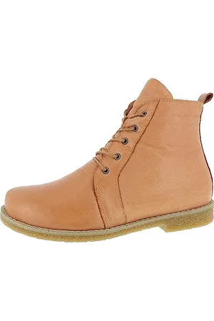Andrea Conti Damen Stiefelette Leder Schnürboot Krepp Laufsohle 0348718, Größe:42 EU, Farbe:
