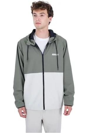 Hurley Herren Pismo Windbreaker Reißverschluss Jacke, , M
