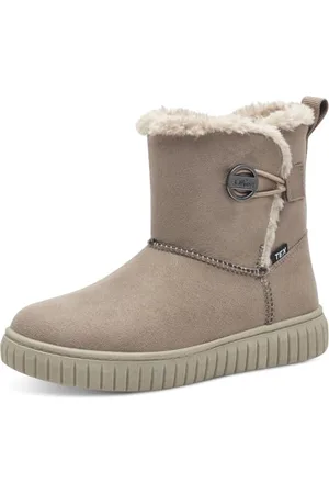 QS by s.Oliver Jungen Winterstiefel Gefüttert Wasserabweisend, Braun , 33 EU