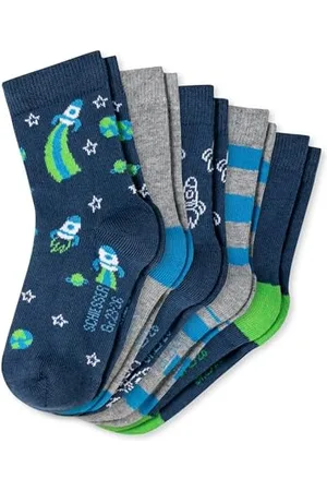 Schiesser Jungen Kinder Kids Größe 19 Bis 34 Strümpfe Socken - 5er PACK, , 31-34 EU