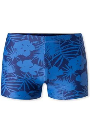 Schiesser Jungen Badeshort-schnelltrocknend Badehose, dunkelblau-gem_180947, 176 cm