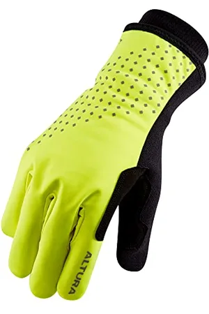Altura Unisex Nightvision Isolierte Reflektierende wasserdichte Fahrradhandschuhe – – Größe L