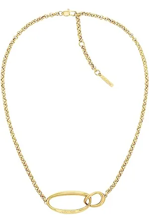 Calvin Klein Halskette für Damen Kollektion PLAYFUL ORGANIC SHAPES Gelbgold - 35000354