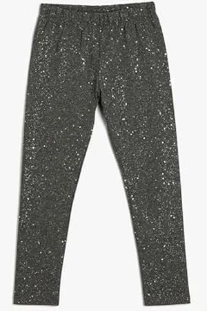 Koton Girls Skinny Leg Patterned Elastic Waist Leggings