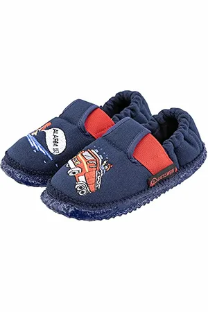Giesswein Aurich, Flache Hausschuhe Unisex-Kinder, Dk.blau 548, 25 EU
