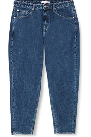 Tommy Hilfiger Damen CRV Mom Jean Uhr Tprd Df6134 DW0DW14267 Hosen, , 36W / 32L