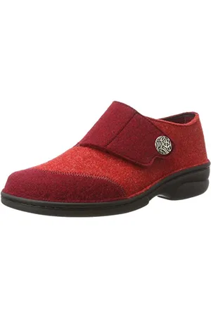 Berkemann Damen Jarla Hohe Hausschuhe, Rot (Rot Patch), 42 EU