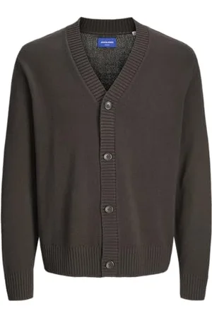 JACK & JONES JACK&JONES Herren Jorfrederiksberg Knit Cardigan Sn Strickjacke, , Large