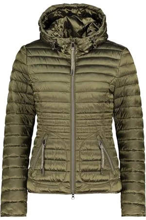Cartoon Damen Steppjacke mit Abnehmbarer Kapuze ,36