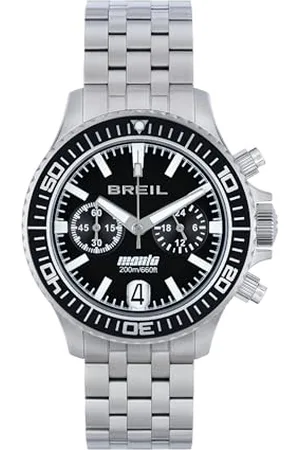 Breil Uhr Herren Manta P.R.O. Ziffernblatt Bewegung Chrono Quartz e Bracelet Stahl Silber TW2012