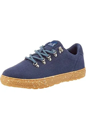 Jack Wolfskin Damen Ecostride 2 Low W Sneaker, Blue/Cork, 37 EU