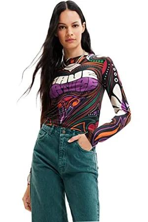 Desigual Damen Long Sleeve T-Shirt, , L EU