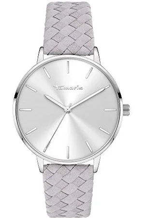 Tamaris Damen Analog Quarz Uhr mit Leder Armband