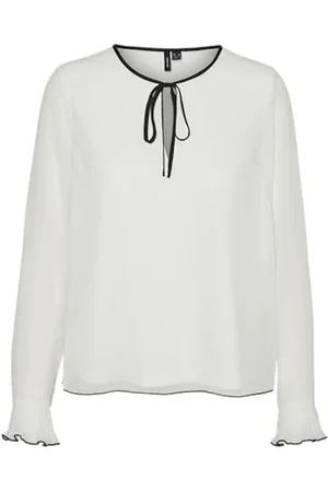 VERO MODA VMHERLE LS TOP WVN GA