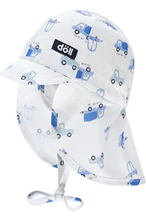 Döll Baby-Jungen Bindemütze mit Schirm und Nackenschutz Mütze, , (Herstellergröße: 37)