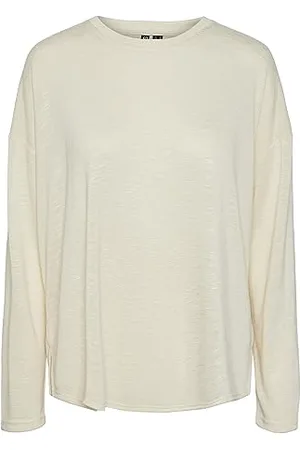 Pieces® Damen Pcnollie Top Noos Langarmshirt, , S EU