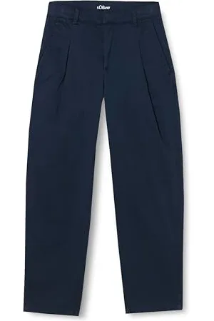 QS by s.Oliver Junior Mädchen Hose lang, Loose Fit Blue 158/SLIM