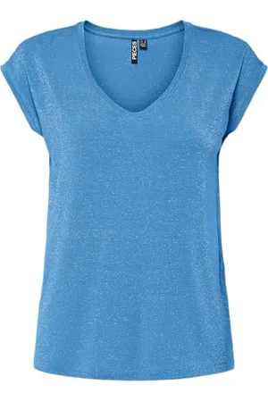Pieces® Pcbillo Tee Lurex Stripes Noos Bc