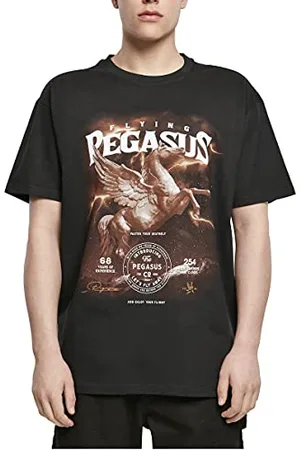 Mister Tee Unisex Pegasus Oversize Tee L Black
